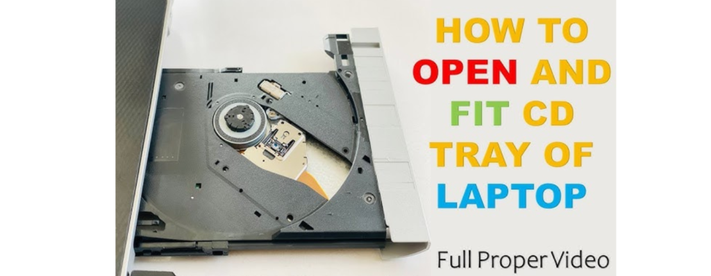 DVD driver how to open